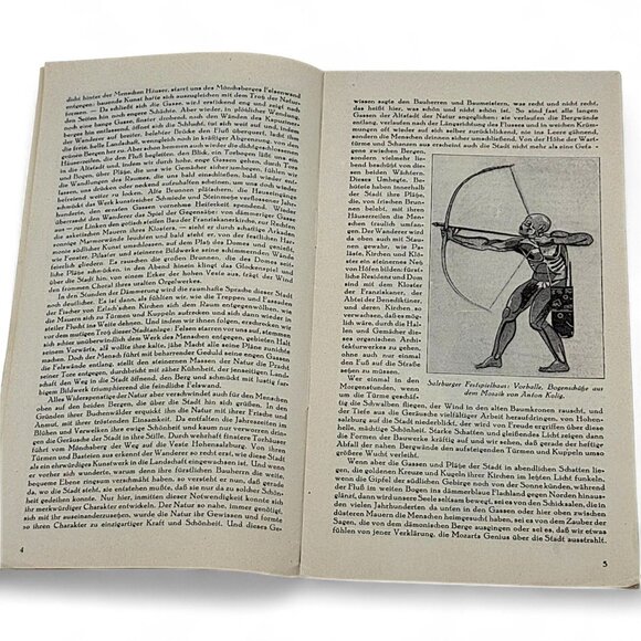 Salzburger Festspiele 1927 Festival Program Vintage Booklet With Original Illust - Picture 4 of 6